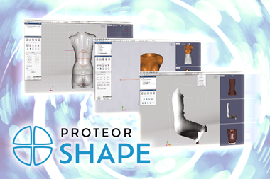 イメージ画像: Proteor Shapeによる3Dモデルの編集画面